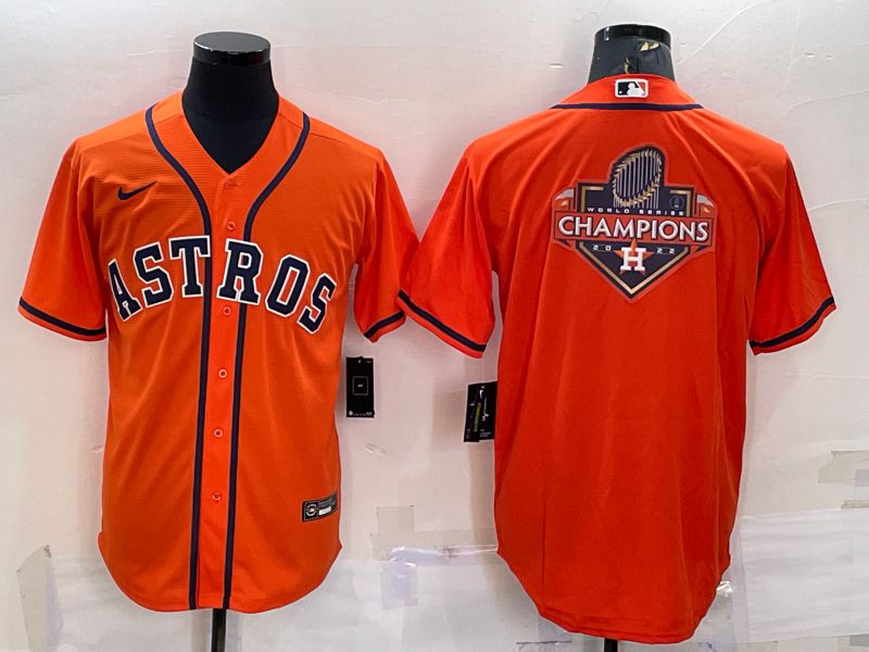 Men Houston Astros Blank Orange Game Nike 2022 MLB Jersey->houston astros->MLB Jersey